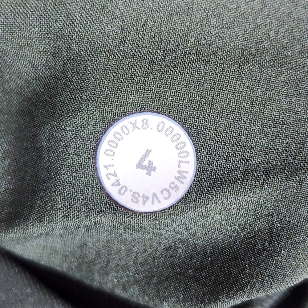 Lululemon Stretch High Waisted Joggers Womens 4 Dark Olive Athleisure Activewear - Picture 10 of 11